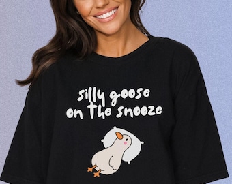 Silly Goose Shirt, Funny Goose Tshirt, Comfort Colors Graphic Tee, Cute Goose Shirt, Silly Goose Tshirt, Funny Meme Shirt, Goose Lover Gift