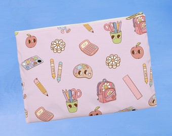 Pencil Pouch for School Supplies Accessories Pouch for Kids Groovy Pencil Bag Elementary School Middle School Gift for Kids Pen Pouch