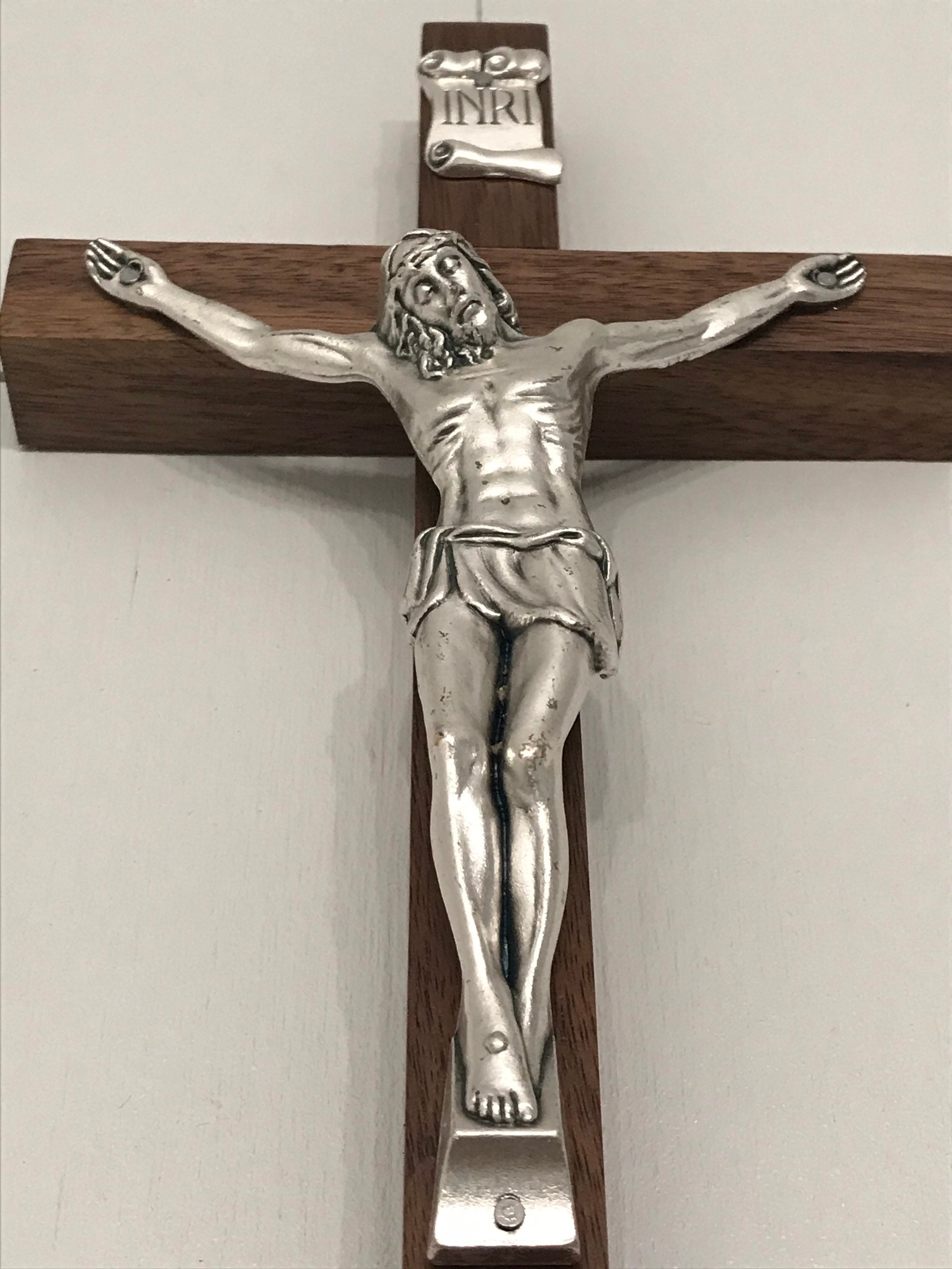 Crucifijo de pared de 10 Madera dura de nogal Cuerpo | Etsy