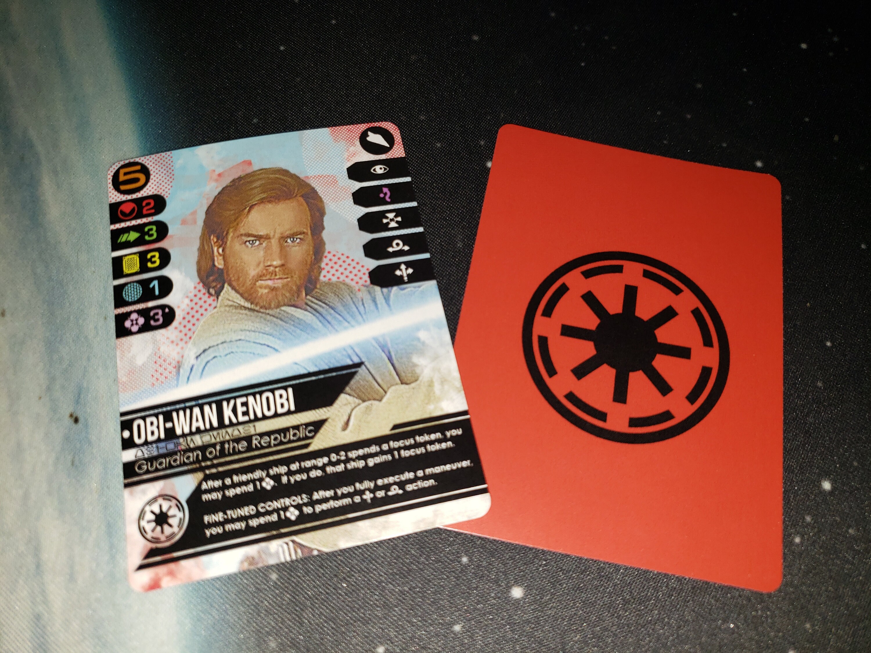 ObiWan Custom Alt Art Card para XWing Miniatures Segunda Etsy