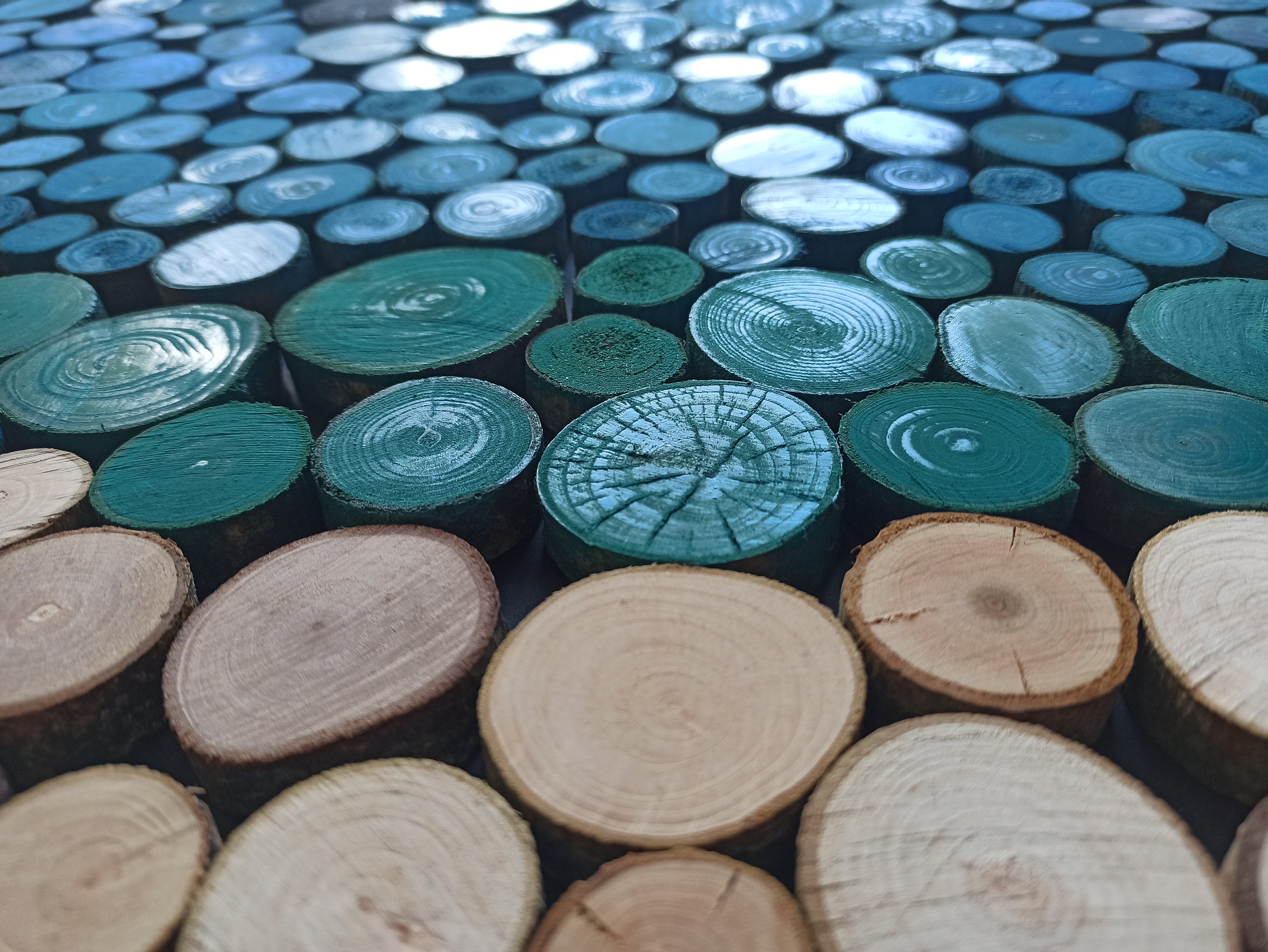 Beach Wood Wall Art Nautical Wall Decor Reclaimed Log Slices Modern Art