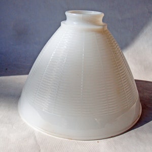 Vintage glass light shade, lamp shade