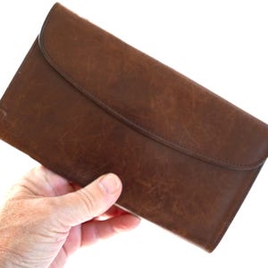 Vintage leather wallet, Coach checkbook wallet