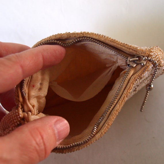 Vintage Beaded bag, Beaded clutch - image 5