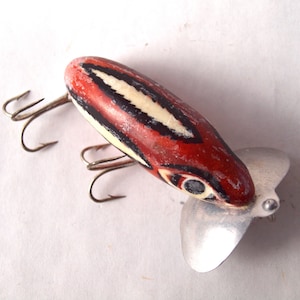 Fishing lure, vintage jitterbug lure by Fred Arbogast