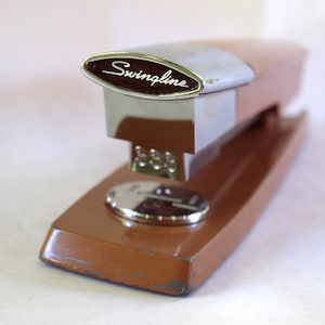 Desk stapler. Vintage stapler for decor or desk accessory, Swingline stapler, Mid century modern stapler