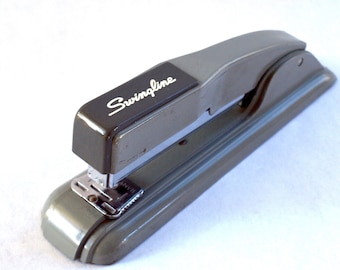 Desk stapler. Vintage stapler for decor or desk accessory, Swingline stapler, Mid century modern stapler