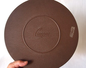 Film canister, Vintage metal 10.5" film container by Compco Chicago Illinois