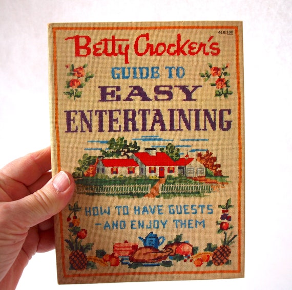 Cookbook, Vintage Betty Crocker's Guide to Easy Entertaining