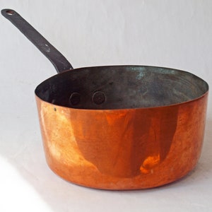 Copper pan, Vintage kitchen copper cookware