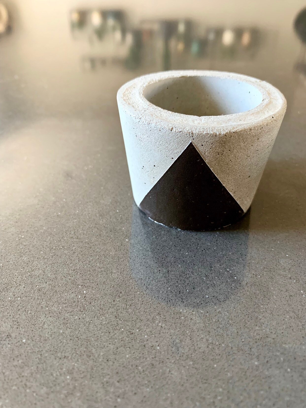 Set of 3 Small Concrete Pots for Sale for Live Succulent Plants Etsy