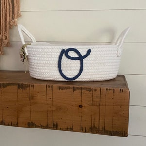 Baby Gift Custom Gift Basket Customized rope Basket Custom image 9