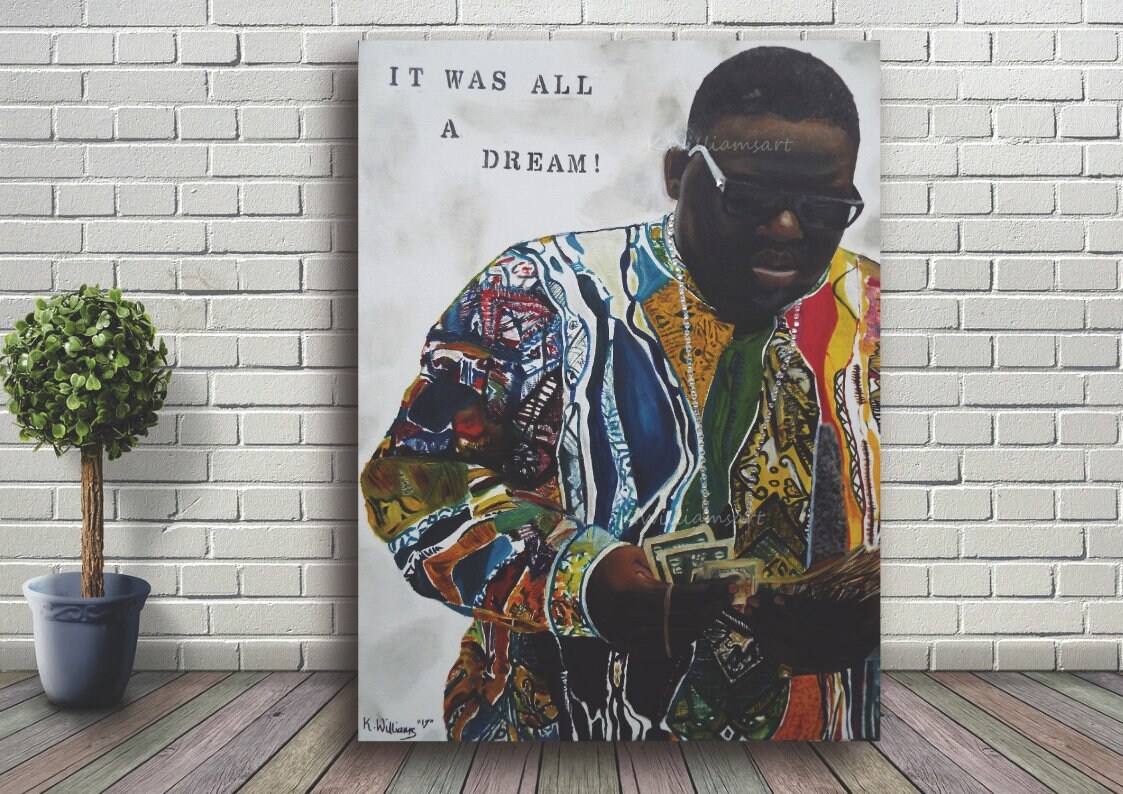 biggie smalls colorful sweater