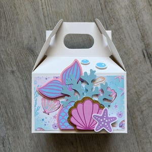 Mermaid Party Treat Boxes Party Favors Candy Box - Etsy