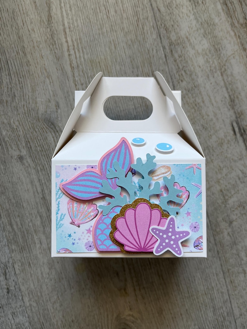 Mermaid Party Treat Boxes Party Favors Candy Box - Etsy