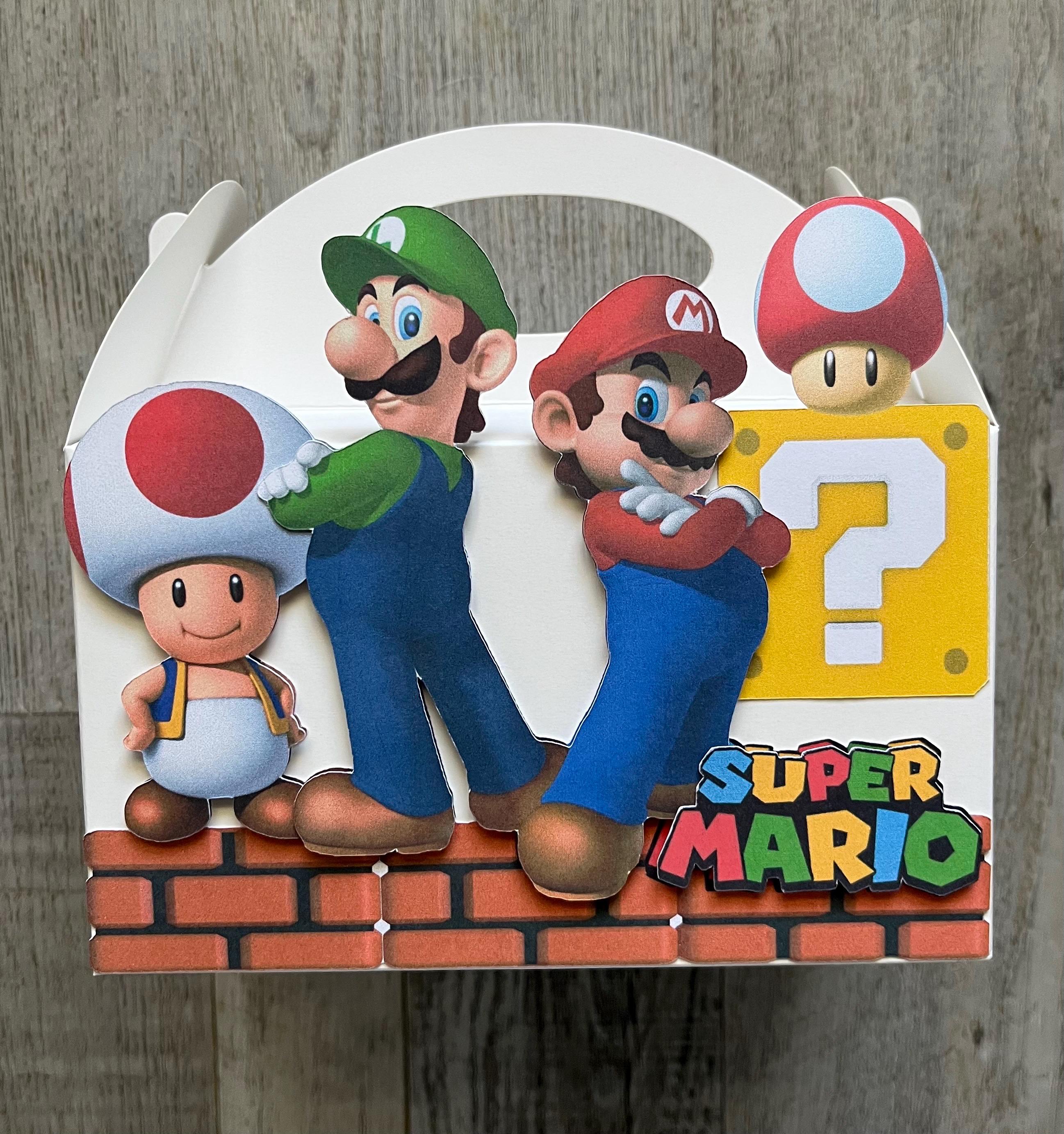 Mario Theme Box Inspired by Mario Favor Boxes Good Bags Party - Etsy