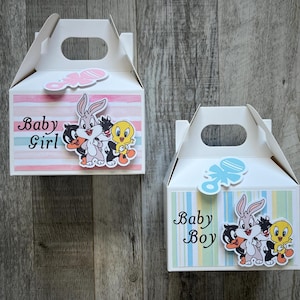 Inspired by Baby Tunes Mini Treat Boxes Party favors Candy Box