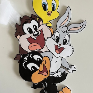 Baby tunes baby shower wall decor birthday party 3D