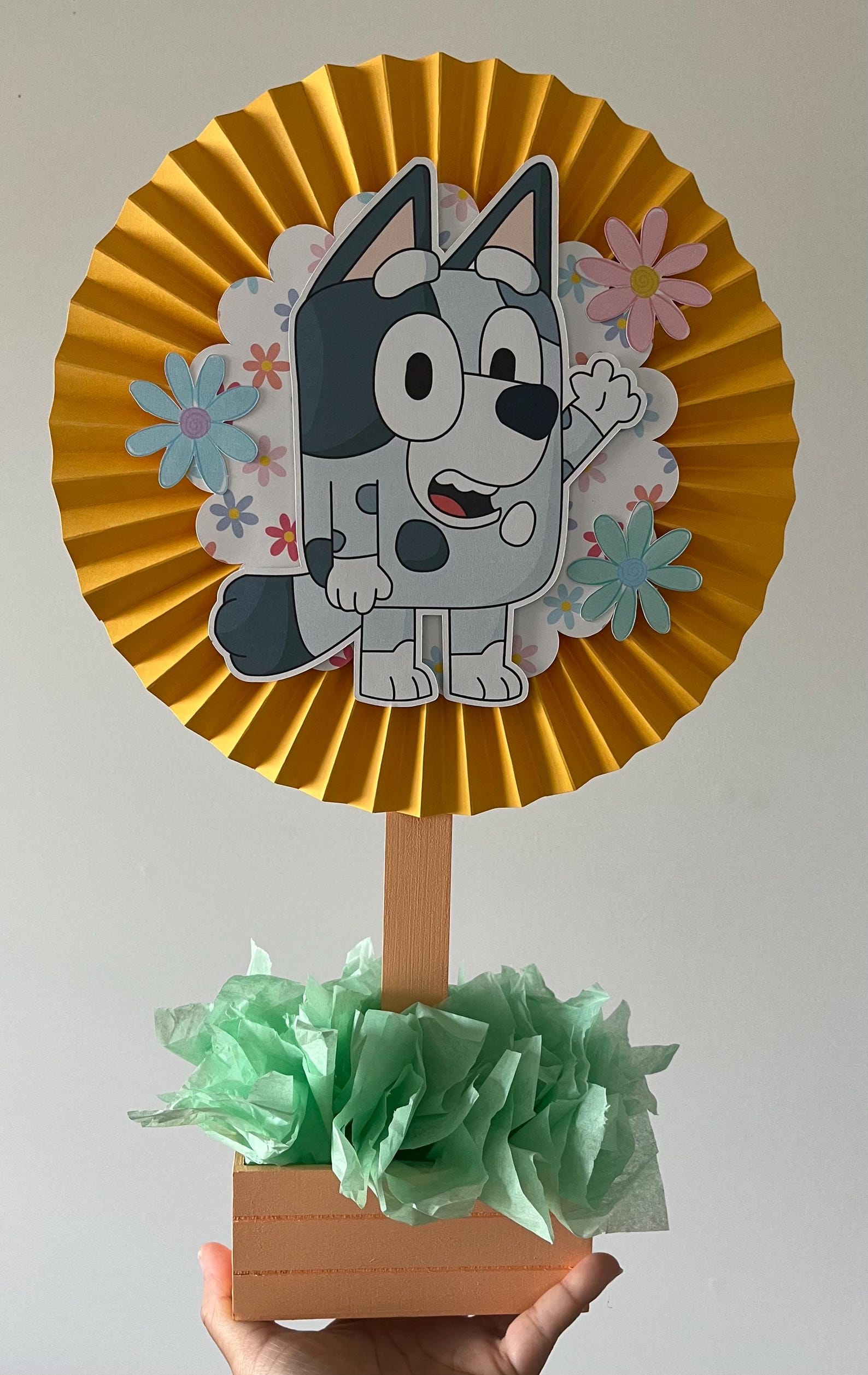 Bluey Girl Party centerpieces Birthday