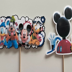 Inspired by Mickey Mouse Clubhouse birthday bundle decoration centerpieces