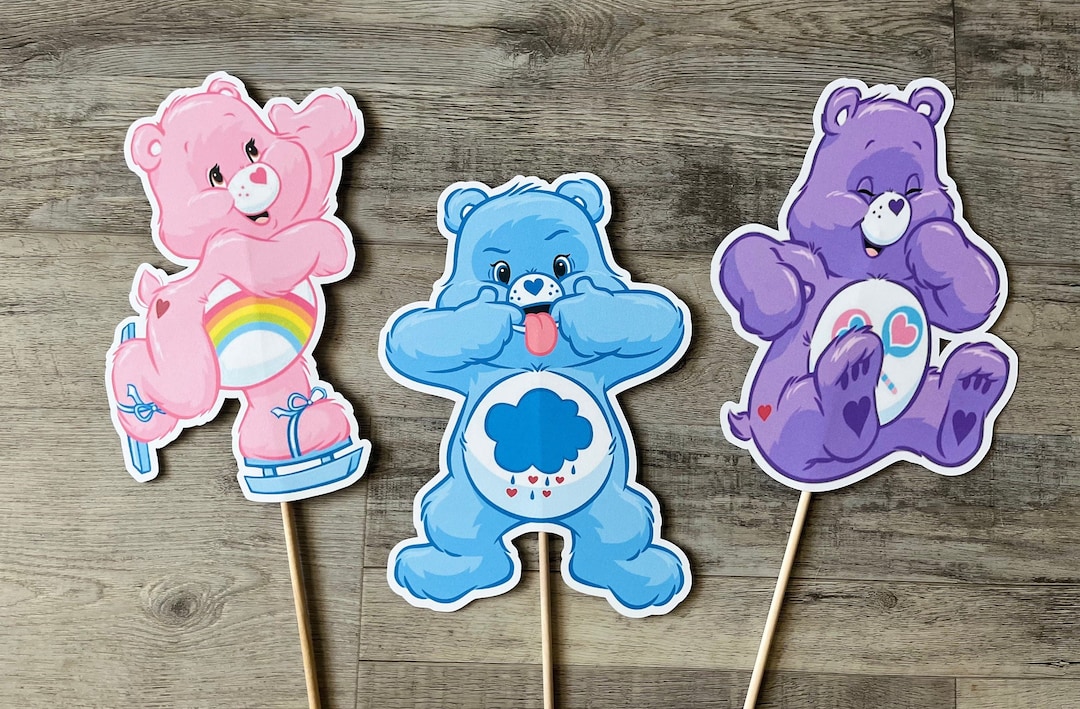 Care Bear Party Decoration Bundle Care Bear Party Supplies Baby Shower
