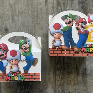 Super Mario Bro Favor Boxen gute Taschen Party