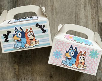 Bluey Birthday Mini Treat boxes Party favors Candy Box