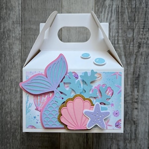 Mini boîtes à friandises sirène Party Gifts Boîte à bonbons