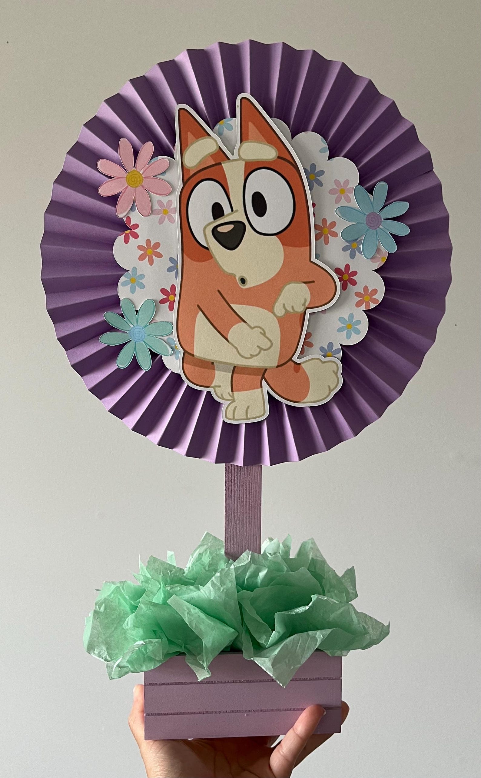 Bluey Girl Party centerpieces Birthday