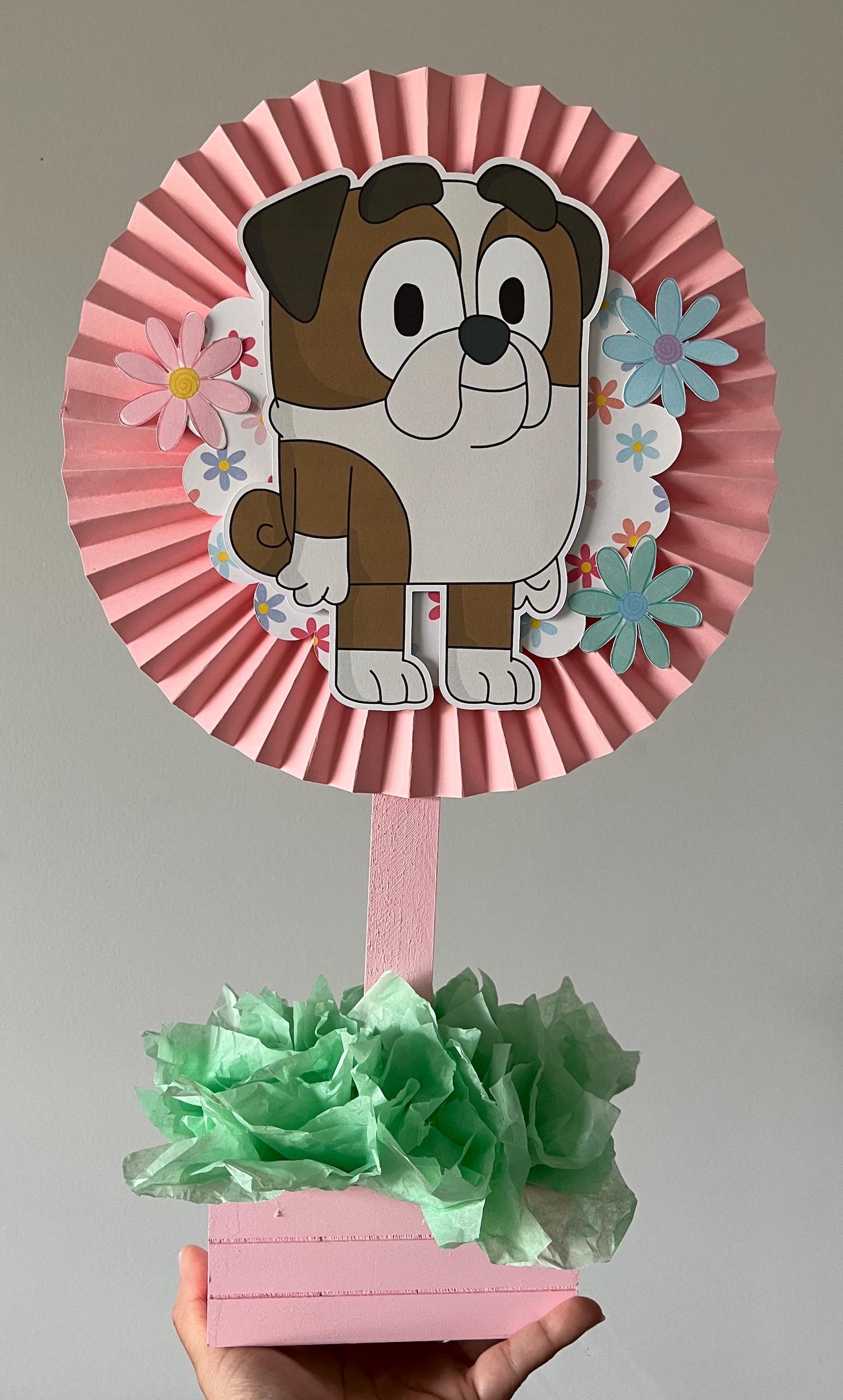 Bluey Girl Party centerpieces Birthday