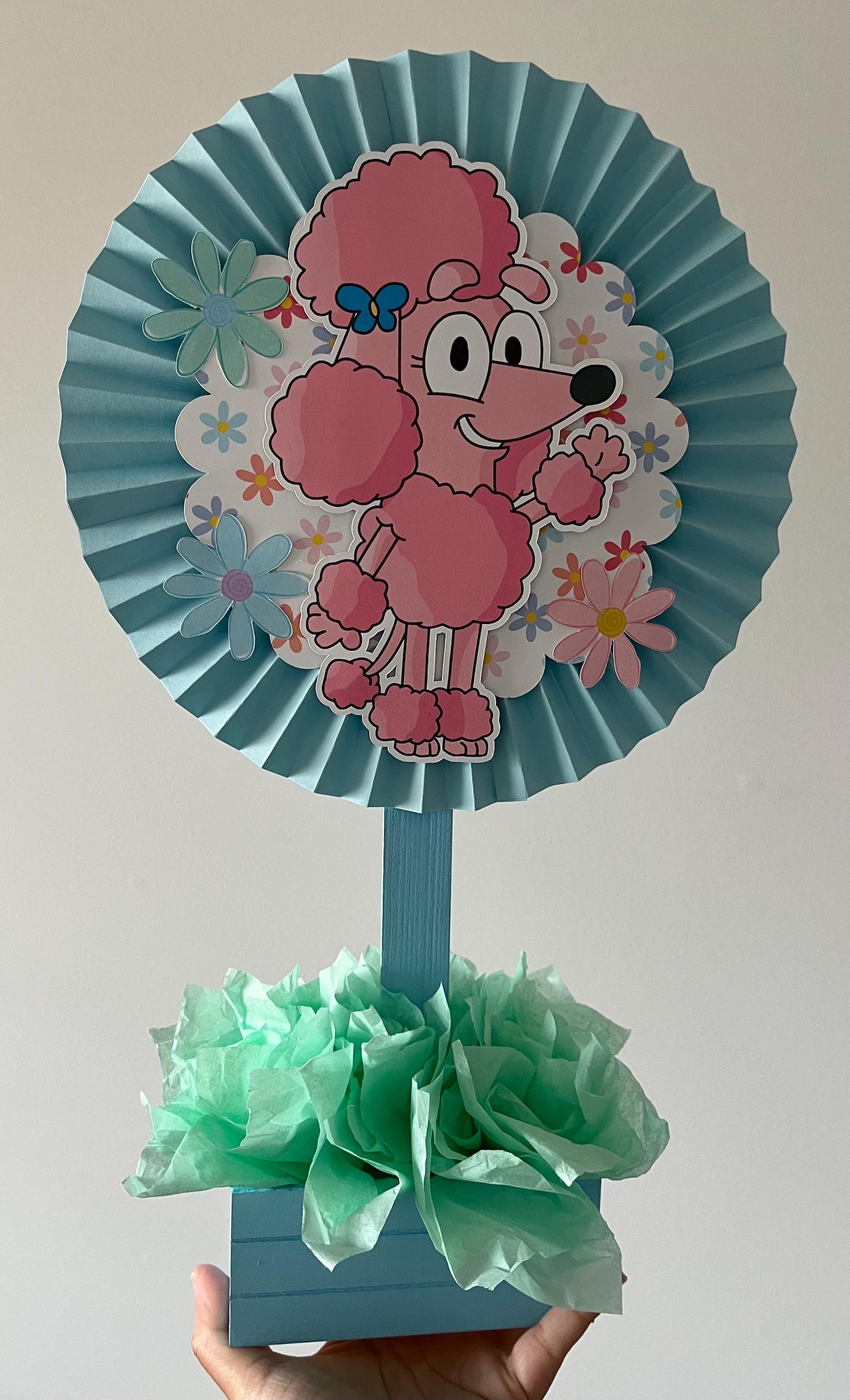 Bluey Girl Party centerpieces Birthday