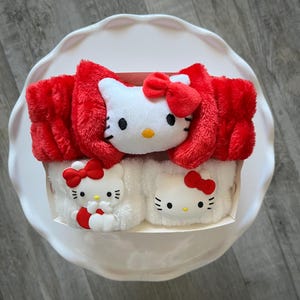 Kitty and Friends headband and Wristband Set Spa kit Cute Characters
