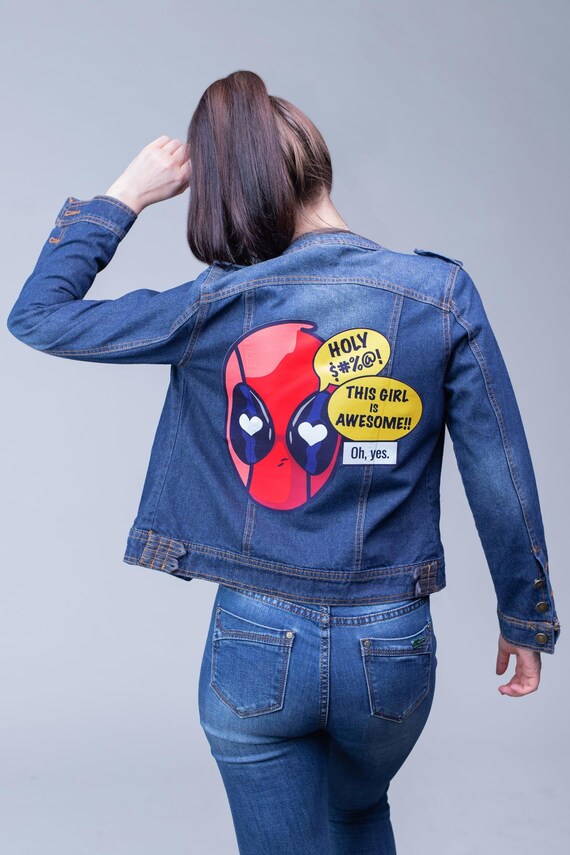 marvel denim jacket