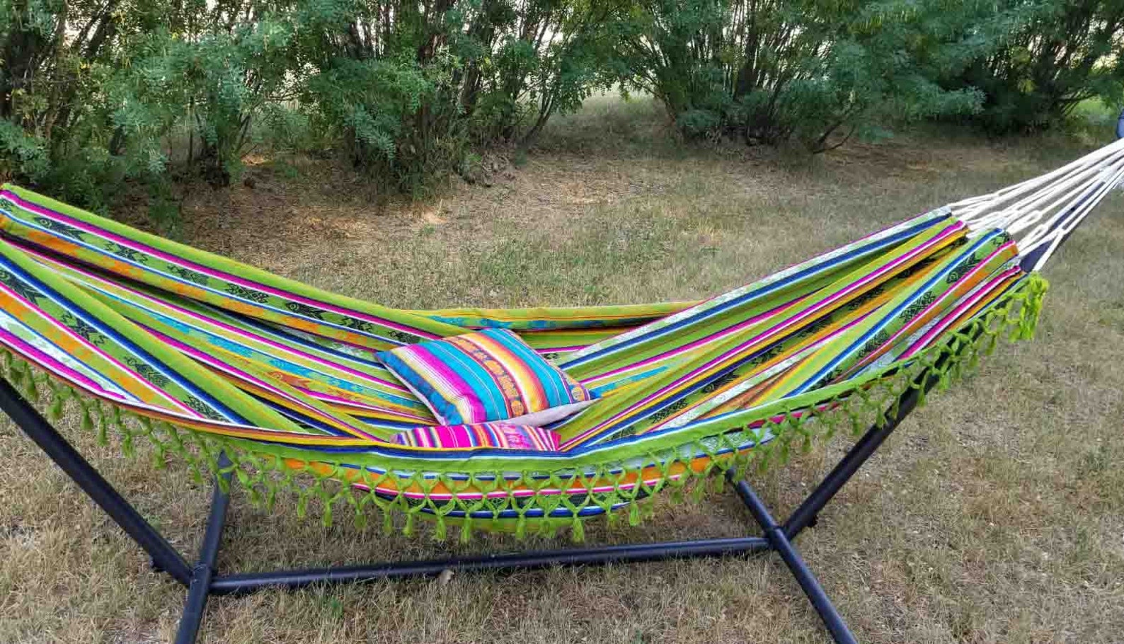 TRAVEL HAMMOCK Native Print Hammock Backyard Accessories Etsy
