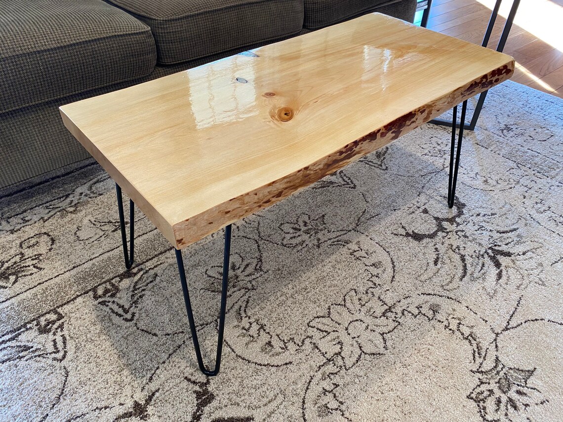 Live Edge Coffee Table Etsy