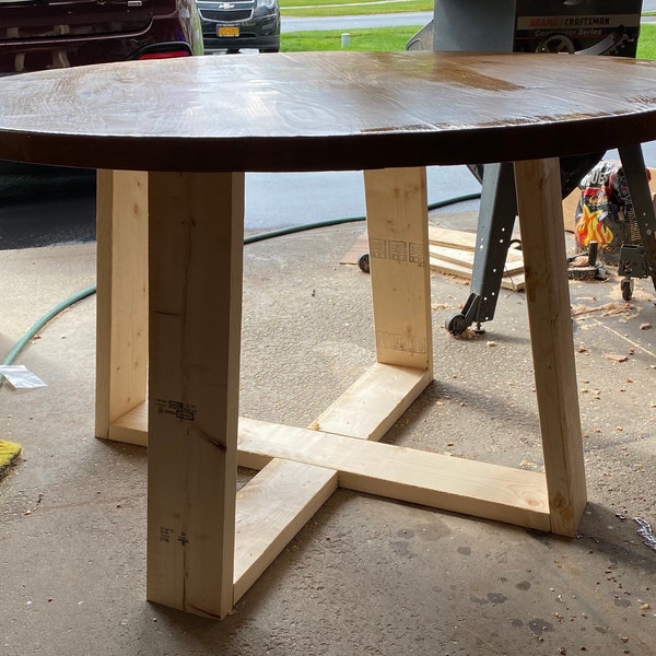 Dining Table Base Etsy