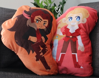 Catra and Adora pillows