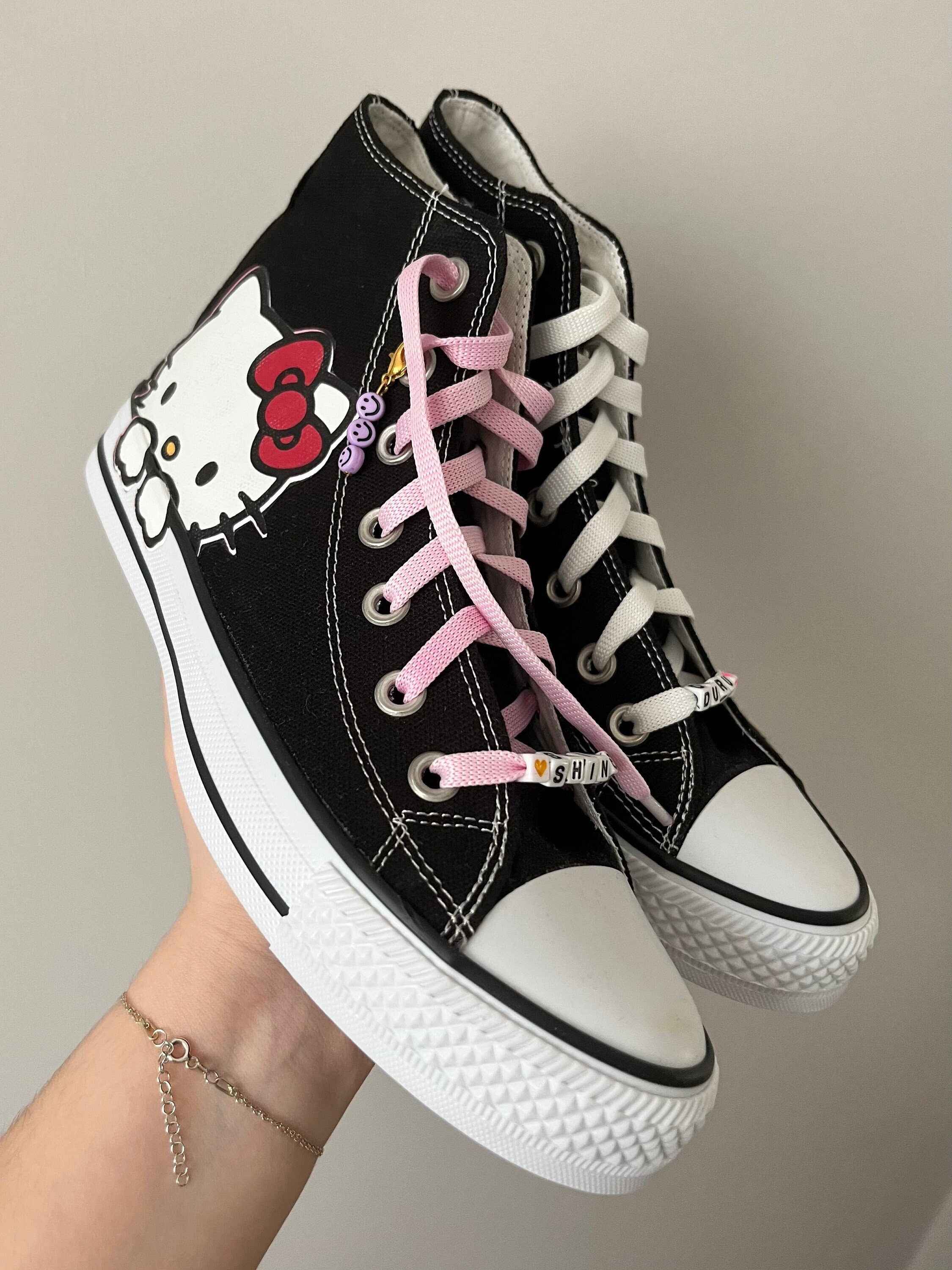 Hello Kitty Designed Shoes Sanrio Kawaii Custom Cute Shoes Sanrio
