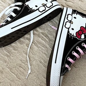 Hello Kitty Designed Shoes Sanrio Kawaii Custom Cute Shoes Sanrio ...