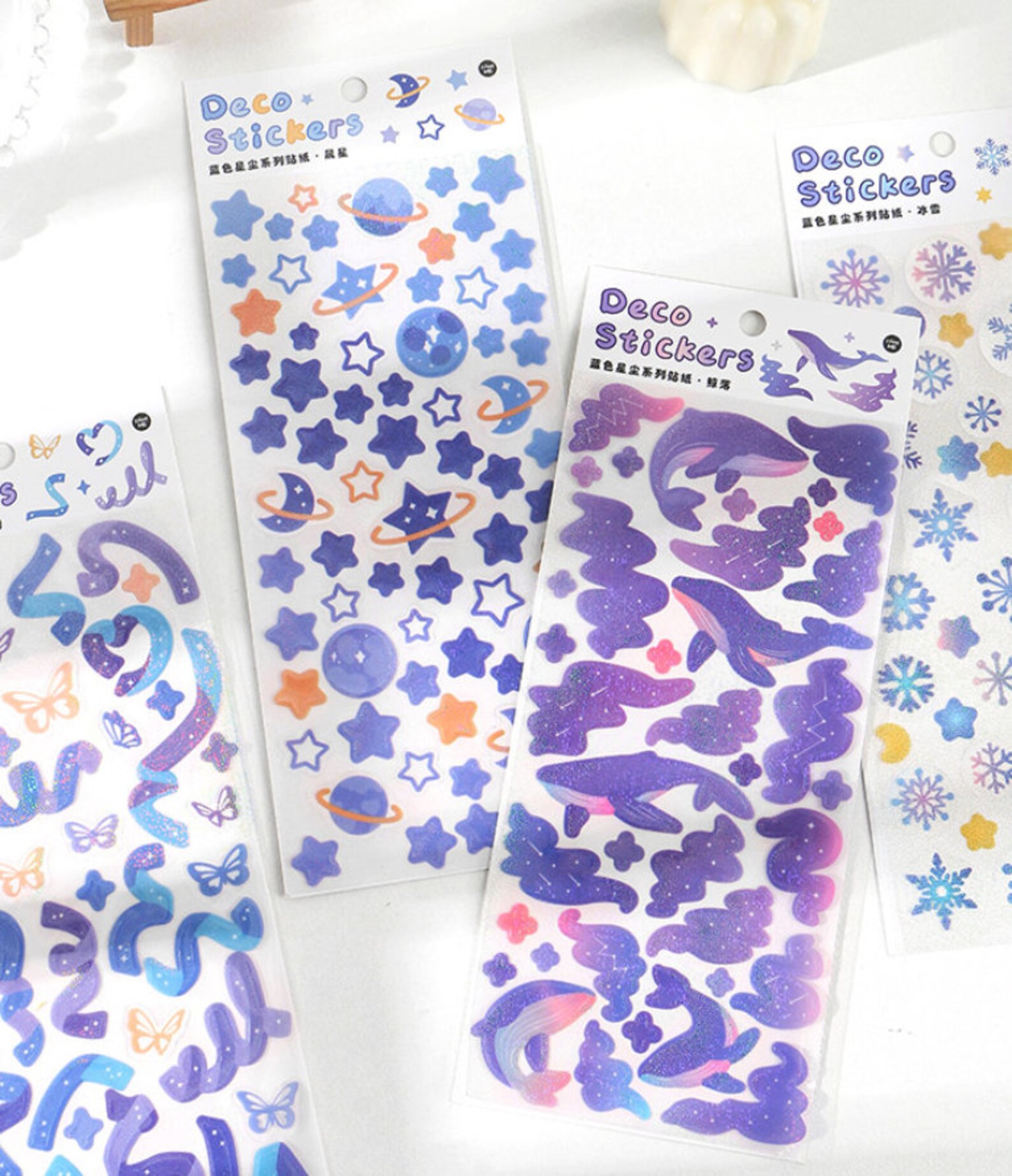 Glitter shimmer stickers for polco Etsy