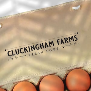 Personalized Egg Carton Side Stamp, Homestead Stamp, Fresh Egg Stamps, Farm Stamp, Fresh Egg Stamps, Farm Gifts