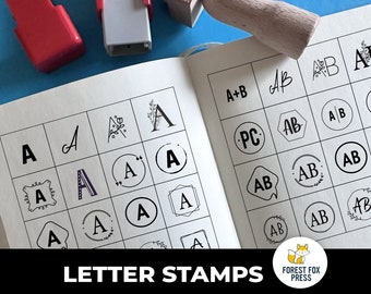 Letter Stamp, Monogram Stamp, Initial Stamp, Wedding Stamp, Logo Stamp, Family Crest stamp, Couple Stamp, Custom Logo Stamp, Signature Stamp