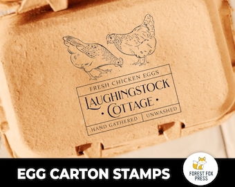 Farm Fresh Eggs Custom Name Stamp, Egg Carton Stamp, Turkey Carton Stamp, Duck Carton Stamp, Quail Egg Carton Stamp, Chicken Carton Stamp