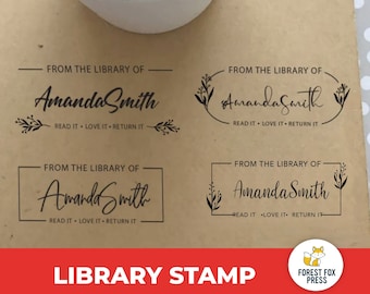 Custom Library Stamp, Teachers Gift, Gift for teacher, Custom Teacher Gift, Teacher's Day Gift, Teacher Appreciation Gift, Teacher Aid