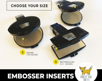 Trodat Embosser Insert Orders Only, Extra Embosser Inserts