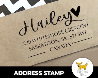 Return Address Stamp, Address Stamp, Custom Address Stamp, Wedding Stamp, Custom Stamp