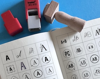Letter Stamp, Monogram Stamp, Initial Stamp, Wedding Stamp, Logo Stamp, Family Crest stamp, Couple Stamp, Custom Logo Stamp, Signature Stamp