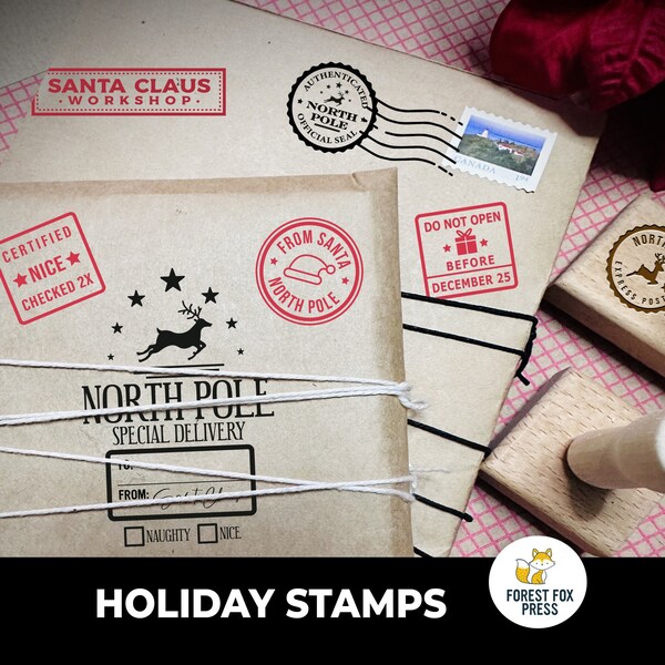 Holiday Stamps Etsy