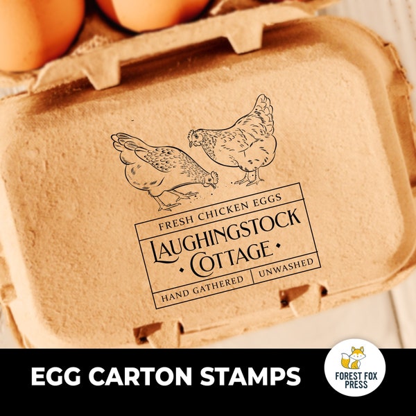 Farm Fresh Eggs Custom Name Stamp, Egg Carton Stamp, Turkey Carton Stamp, Duck Carton Stamp, Quail Egg Carton Stamp, Chicken Carton Stamp