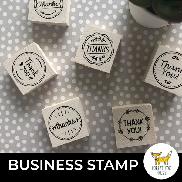 Thank You Stamp, Handmade Stamp, Handcrafter Stamp, Business stamp, Christmas Gift, Stamp Label, Diy Stamper, Handmade Stamp